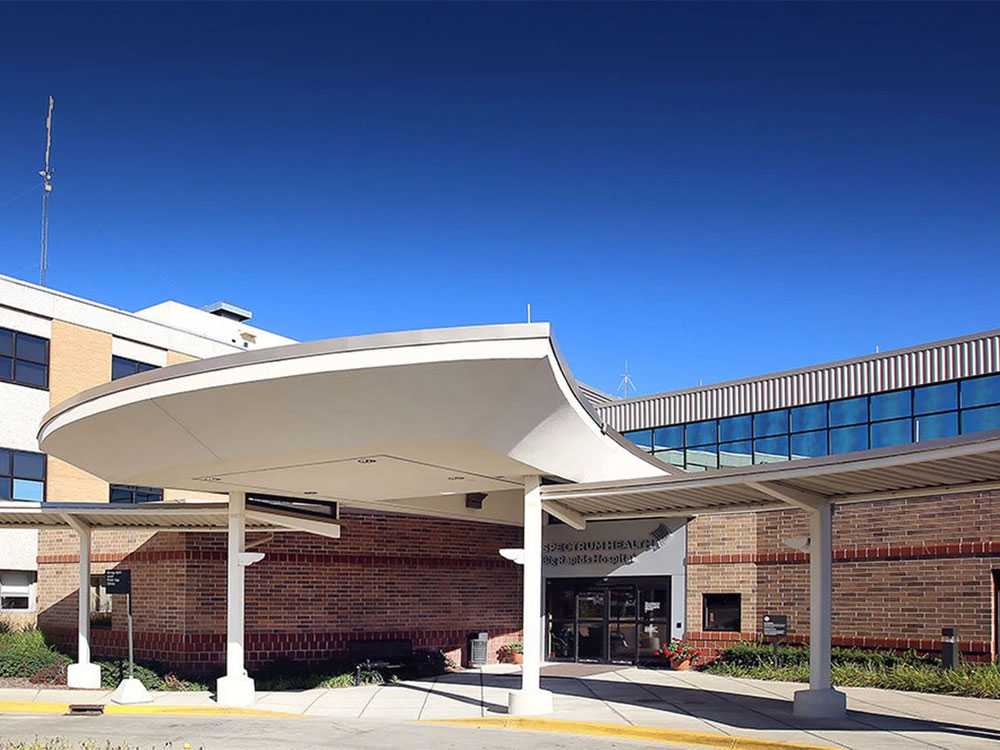 Big Rapids Hospital Main Entrance