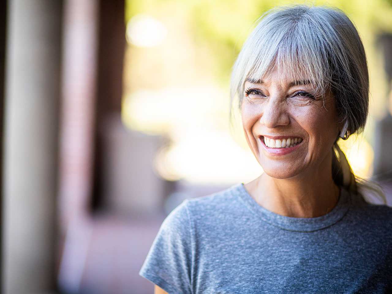 Smiling woman