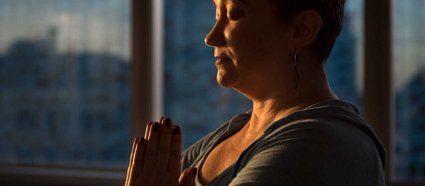 Woman doing yoga